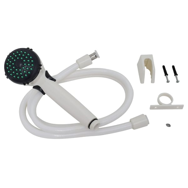 Valterra SHOWER HEAD KIT, TRICKLE SHUT-OFF, 60IN VINYL HOSE, WHITE - PF276046