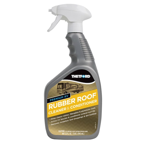 Thetford Thetford 32512 Premium RV Rubber Roof Cleaner and Conditioner - 32 oz. - 32512