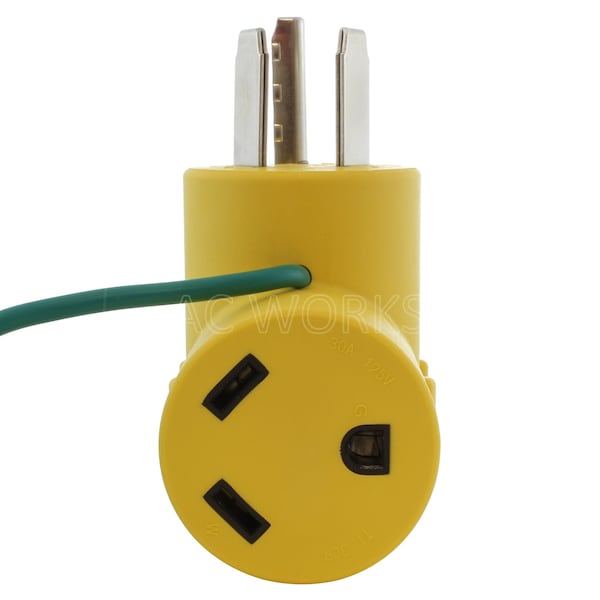 Ac Works 10-30P 30A 3-Prong Old Dryer Plug to 30A RV Adapter - RV1030TT