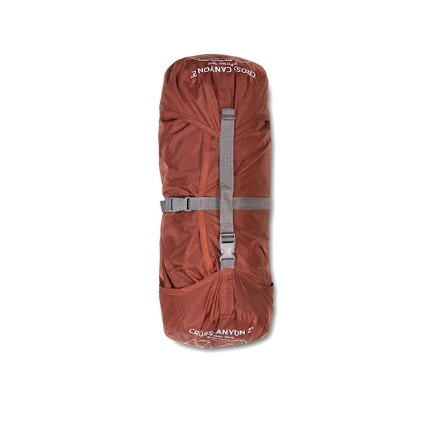 Klymit Cross Canyon Camping Tent, 2 Person, 2 -Door, 40D Polyester Mesh/68D Polyester Taffeta/75D Polyester - 09C2RD01B
