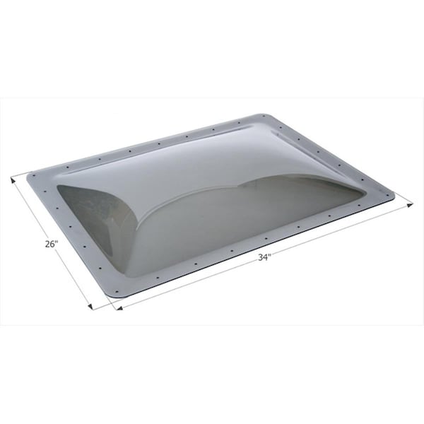 Bookazine SL2230S 22 x 30 In. Skylight, Smoke - TI352420