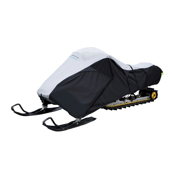 Classic Accessories Travel Cover, 101"-118"L, Blk/Gry Snwmble - 71837