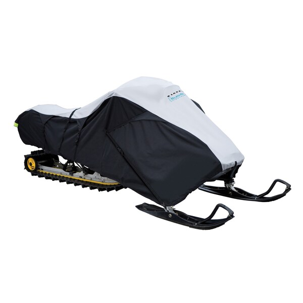 Classic Accessories Travel Cover, 101"-118"L, Blk/Gry Snwmble - 71837