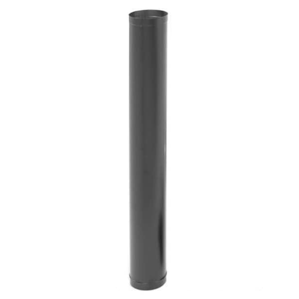 Integra Miltex M & G Duravent 6DBK-12 6 Inch  x 12 Inch  Dura-Vent Dura-black 24-ga. Welded Black Stovepipe - 69005