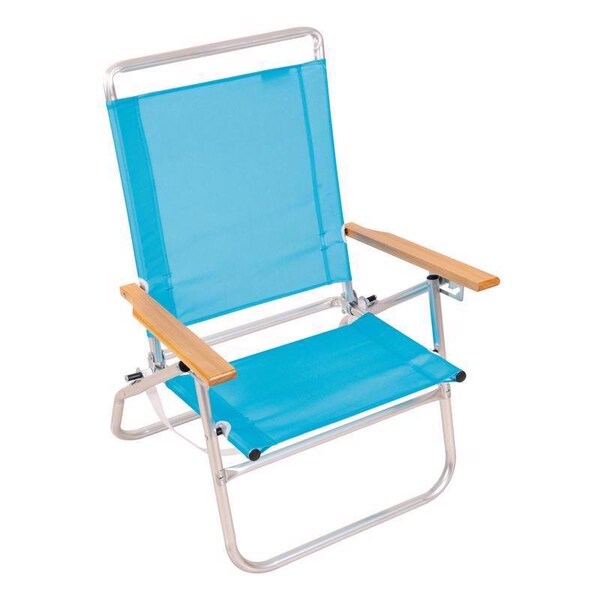 Wave Beach Wave Beach 3-Position Blue Beach Folding Chair - SC2601-72PK6