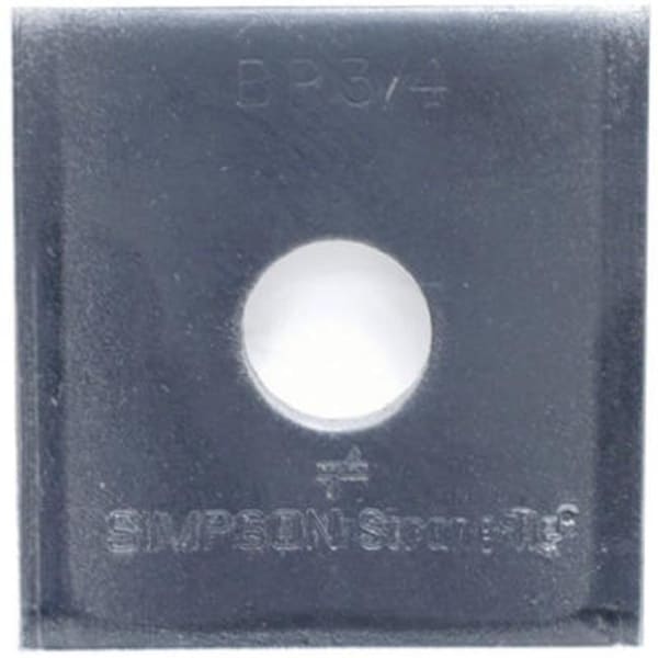 Simpson Strong-Tie Simpson Strong Tie BP 3-4-WEST 0.75 in. Bearing Plate; Pack Of 80 - 848935