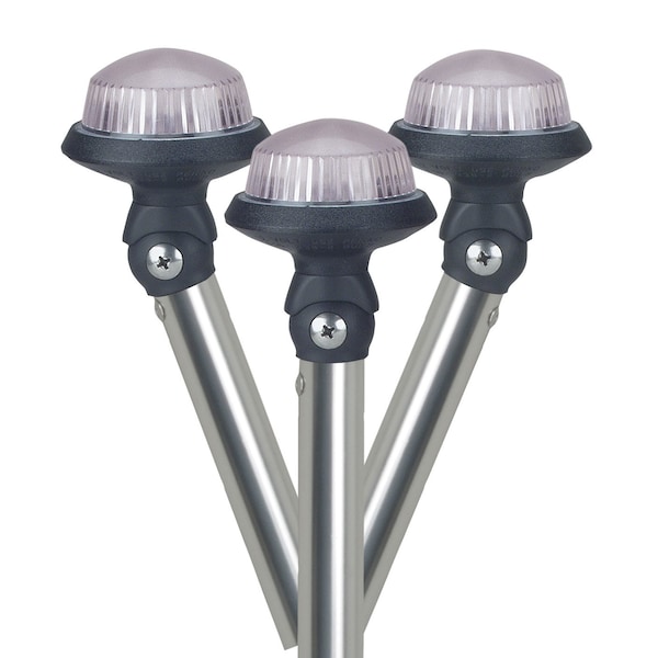 Perko Perko 1470DP6CHR Delta-Series Universal Replacement White All-Round Pole Light - 48" Height - 1470DP6CHR