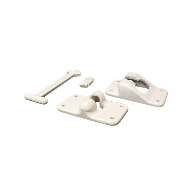 Lippert 4IN POLAR WHITE COMPOSITE INTIN-STYLE DOOR HOLDER - 381407