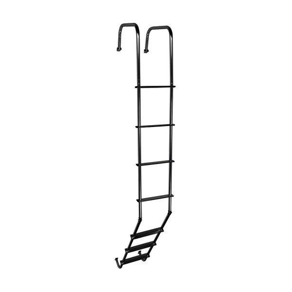 Stromberg Carlson OUTDOOR RV LADDER UNIVERSAL LADDER BLACK POWDER COAT OVER BLACK ANODIZ - LA-401BA