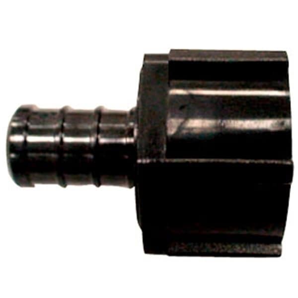 Elkhart 0.5 ft. x 0.5 ft. PEX Black Plastic Fresh Water Straight Fitting - E6G-29873