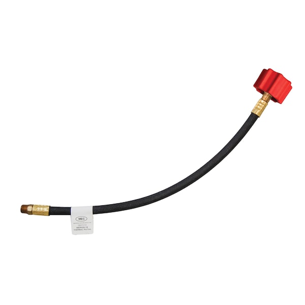 Marshall Excelsior High Flow Type 1 Pigtail - 20in, Female QCC x 1/4in MNPT - MER426H-20