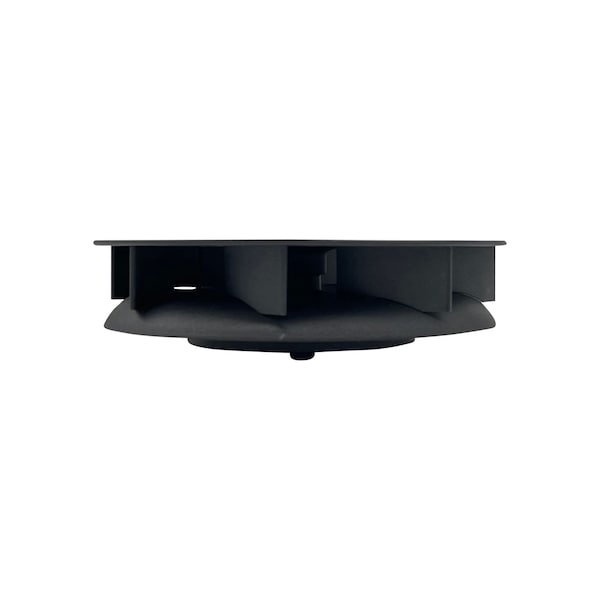 Ava-Matic Slim-Matic Wind-Powered Rotating Roof Vent for Vans, RVs, Trailers, Campers, Black, Rectangle Shutter - AVA5110