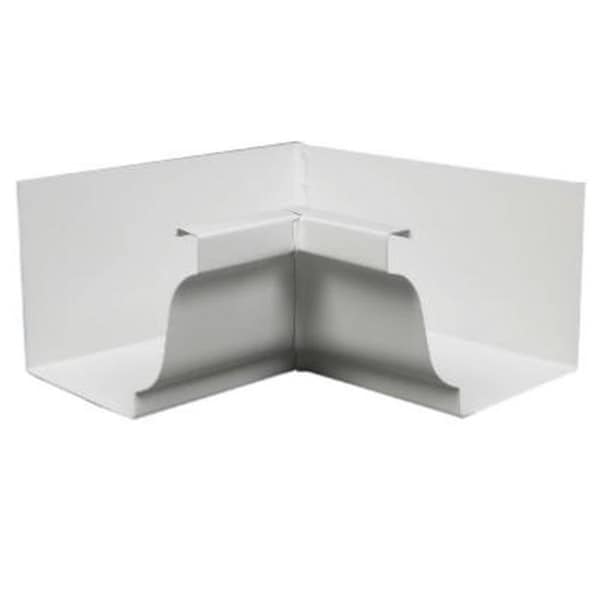 Amerimax Home Products Amerimax Home Products 19201 Galvanized Steel Inside Mitre; White - 4 in - 513952