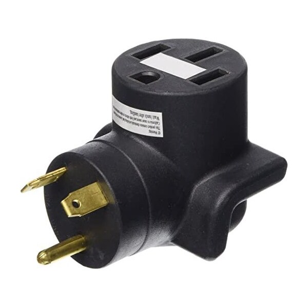 Voltec Heavy Duty 90 Degrees Molded Adapter - 30A M - 50A F - 16-00582