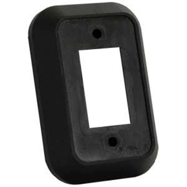 Jr Products JR PRODUCTS 13495 RV Single Face Plate Spacer - Black - J45-13495