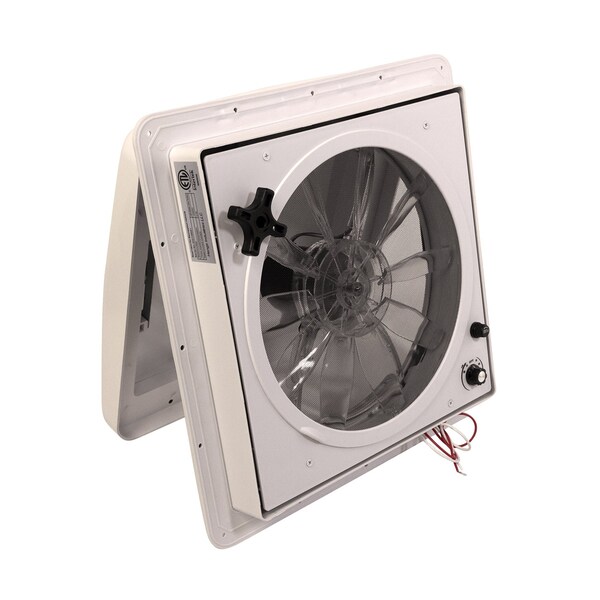Hengs Ind For 14 x 14 White Screen With Fan White Screen White Lid 12 Volt 3 Speed Switch - SV1112-G4