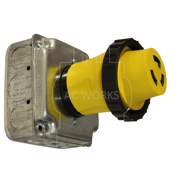 Ac Works RV/Marine Generator Adapter 50A 4-Prong Plug to 30A RV/Marine Inlet - RV1450M30