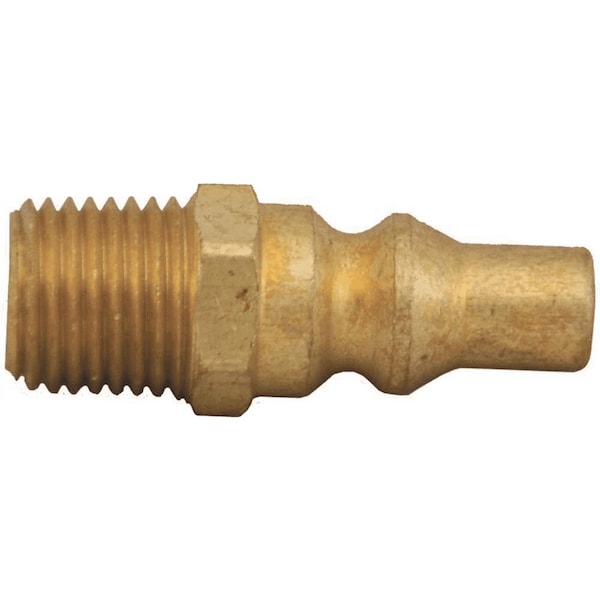 Marshall Excelsior Marshall Excelsior ME-GMC4-02 Quick Disconnect Fitting Full Flow Male Plug - QD 1/4" MPT Nipple - ME-GMC4-02