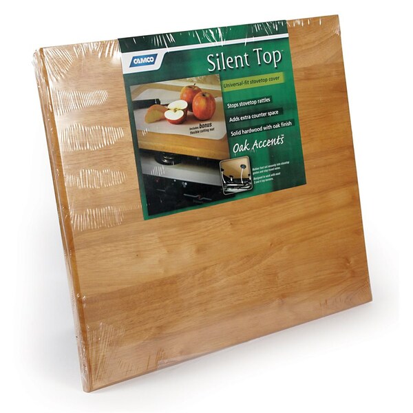 Camco OAK ACCENTS UNIVERSAL SILENT TOP 19-1/2IN X 17IN X 3/4IN - 43521