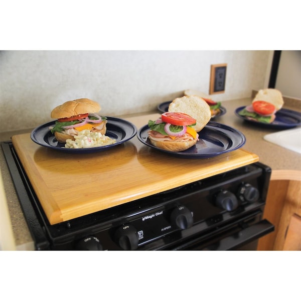 Camco OAK ACCENTS UNIVERSAL SILENT TOP 19-1/2IN X 17IN X 3/4IN - 43521