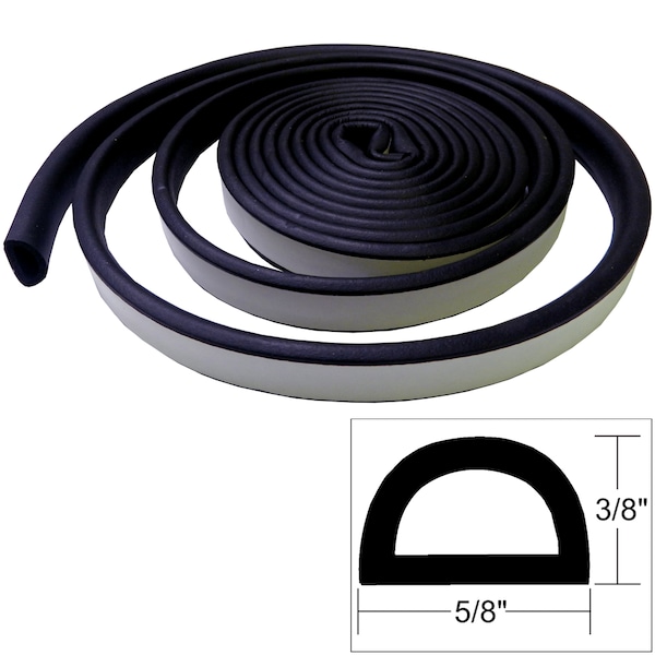 Taco Marine Weather Seal - 10'L x "H x "W - Black - V30-0109B10-1