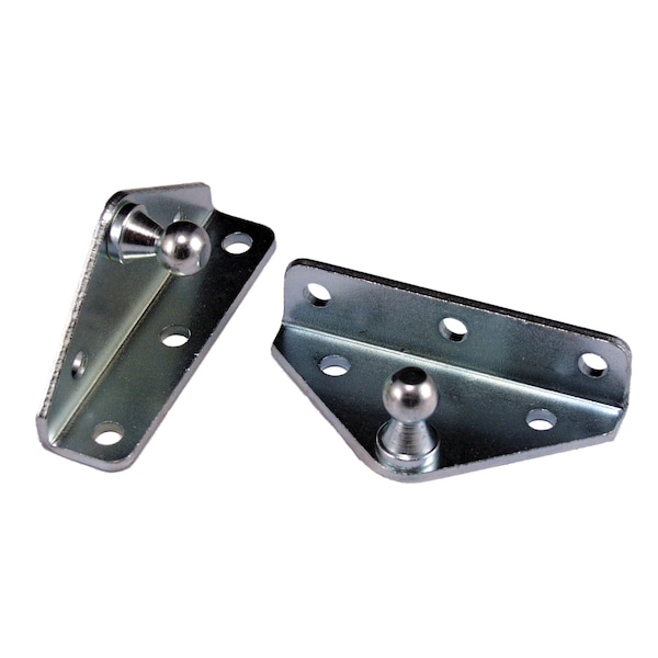 Jr Products JR Products BR-12553 Gas Spring Mounting Bracket - Angled, Pack of 2 - BR-12553