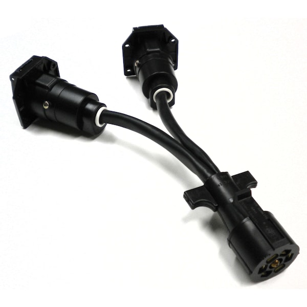 Rv Pigtails RV Pigtails 20055 7-Way "Y" Adapter - 20055
