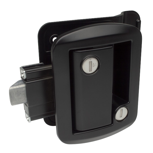Global Standard Towable RV Entry Door Lock, G3xx keyed, Replaces all standard RV Locks, Black - TTL-43610AL-2006-1PK