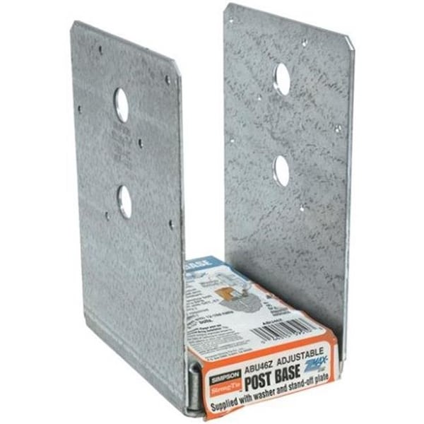 Simpson Strong-Tie Simpson Strong Tie 263596 4 x 6 in. Adjustable Post Base Zmax - 263596