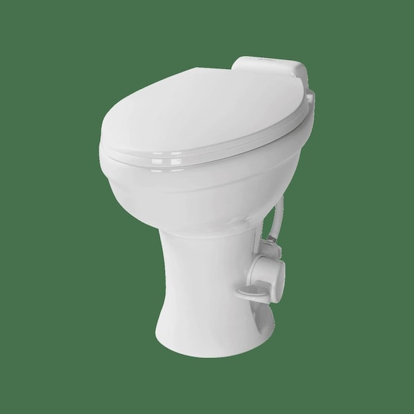 Lippert 2022113192 Elongated Ceramic Flow Max RV Toilet Bowl - M6V_2022113192