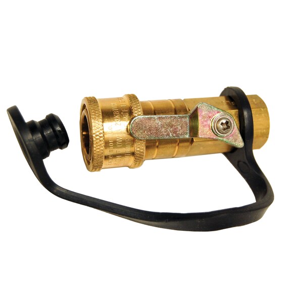 Ap Products Marshall Excelsior ME-GMCL-4 Quick Disconnect End - 1/4 in. with Ball Valve End - ME-GMCL-4