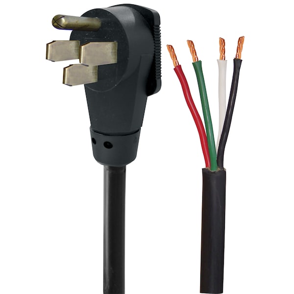 Voltec Industries Voltec 16-00563 Right Angle Power Supply Cord 6/3-8/1 Gauge - 30', 50 Amp - 16-00563