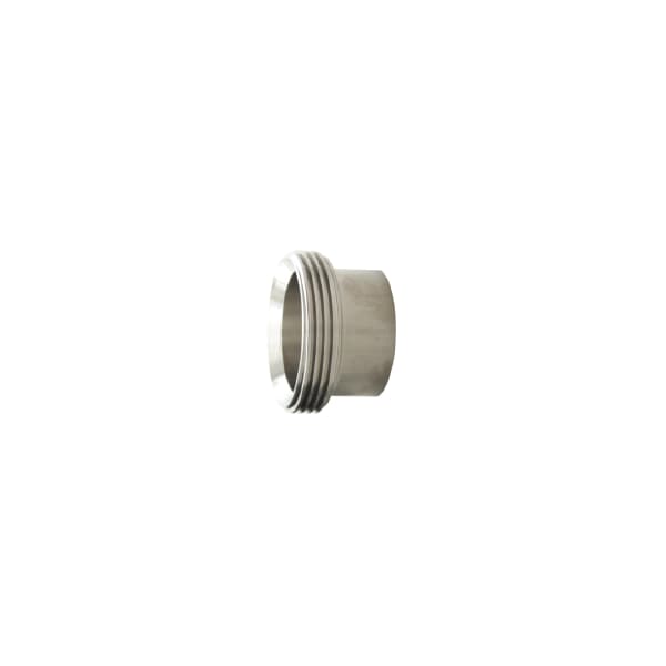 Sanitube Long Thrd Bevel Ferrule 316L, 1-1/2" Od - 15A6-150