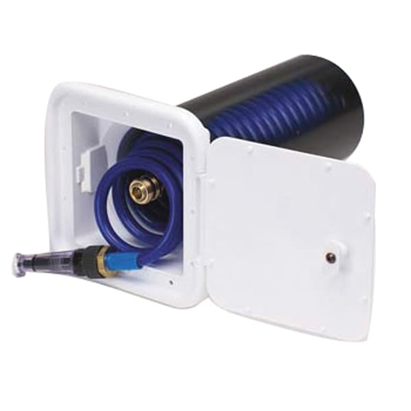 Valterra Phoenix Faucets PF147007 Spray-Away Self Storing Sprayer w Quick Connect Valve-15' Coiled Hose White - PF147007