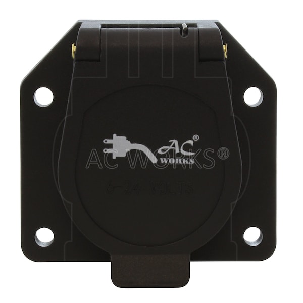 Ac Works 7-Way Truck/Vehicle End Trailer Socket - RV7WSOCKET