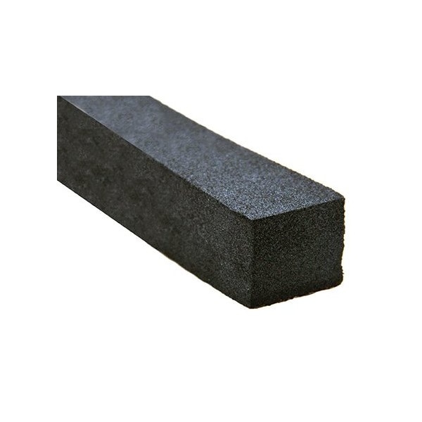 Ap Products LOW DENSITY NEO/EPDM W/ PSA TAPE (WHITE TAPE) BLACK-1IN X 1-1/4IN X 25FT - 018-821125