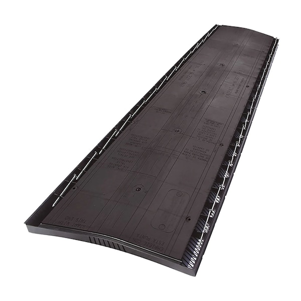 Gaf Cobra 0.875 in. H X 11.5 in. W X 48  L Black Plastic Roof Vent - GAFRV3