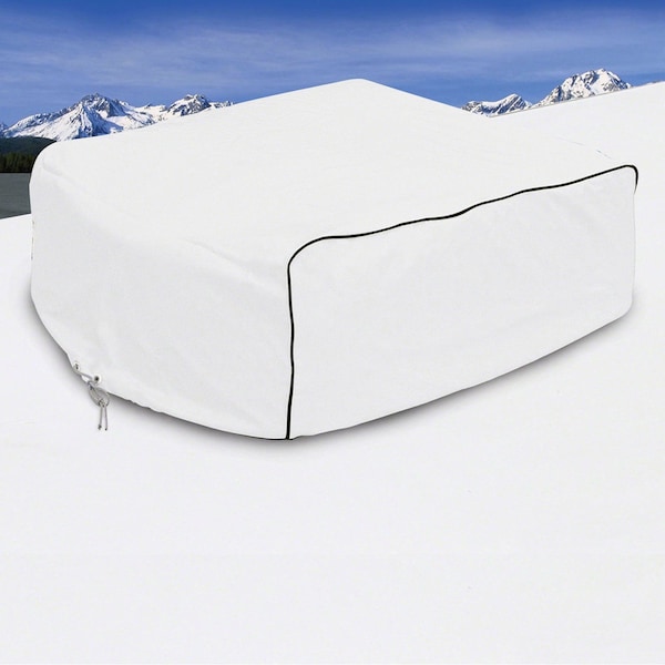 Classic Accessories RV Air Conditioner Cover, Snow White RV - 77420