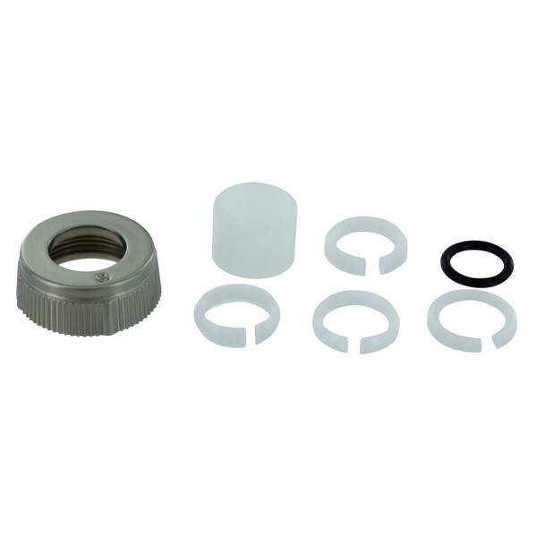 Valterra Faucet Spout Nut, Use With Phoenix/ Catalina/ Utopia Faucet Spout; Tubular Style; Brushed Nickel - PF281027