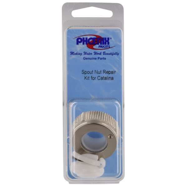 Valterra Faucet Spout Nut, Use With Phoenix/ Catalina/ Utopia Faucet Spout; Tubular Style; Brushed Nickel - PF281027