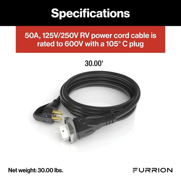 Furrion Power Cord - F50R30-FS-OEM