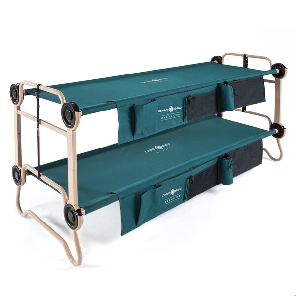 Disc-O-Bed Disc-O-Bed LARGE w/ 2 Organizers, Green - 30001BO