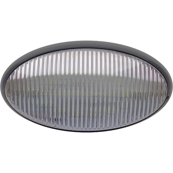 Optronics Optronics RVPLL11CFS LED Oval Porch Light - Black Housing - RVPLL11CFS