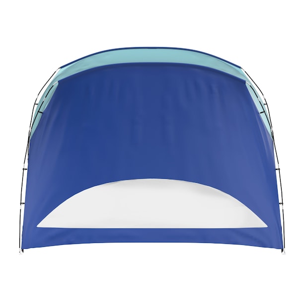 Wakeman Beach Tent - Sun Shelter with UV Protection for Sports Events with Bag by Outdoors Blue - 75-CMP1028