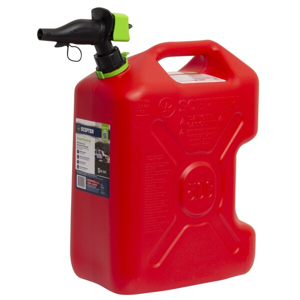 Scepter SmartControl RV Gas Can with Rear Handle - 5 Gallon - FSCRVG5