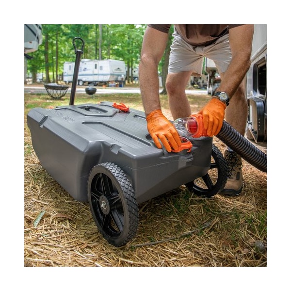 Camco RHINO TOTE TANK, W/ FRONT WHEELS 28 GALLON (E/F) - 39005