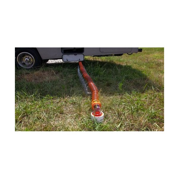 Camco FOLDING SEWER HOSE SUPPORT-10FT FOLDING, ALUMINUM - 40351