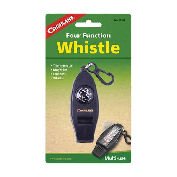 Coghlans Coghlan's Black Whistle 6.875 in. H X 4.00 in. W X 0.75 in. L 1 pk - 0044