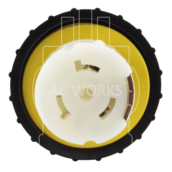 Ac Works RV 30A TT-30P Plug to SS2-50R RV/Marine 50A Detachable Inlet Connection - RVTTM50
