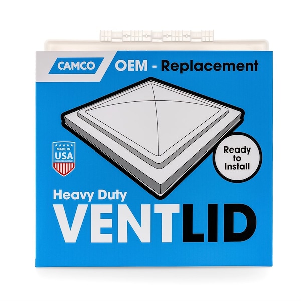 Camco VENT LID, VENTLINE 08 UP, WHITE, PDQ 6PK - 40182
